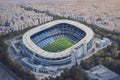 Aerial view Santiago sport soccer stadium. Generate ai