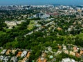 Aerial view of Sao Paulo city, Brazil. Royalty Free Stock Photo