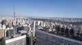 Aerial view of Sao Paulo city, Brazil Royalty Free Stock Photo