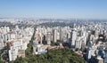 Aerial view of Sao Paulo city, Brazil Royalty Free Stock Photo