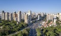 Sao Paulo city and 23 de Maio avenue