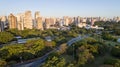 Aerial view of Sao Paulo city, Brazil Royalty Free Stock Photo