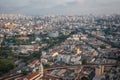 Aerial view of Sao Paulo and Military Police Administrative Center Panelao da Policia Militar - Sao Paulo, Brazil