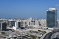 Aerial view of Satwa and Jumeirah in Dubai, UAE Royalty Free Stock Photo