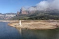 Aerial view of Sau Reservoir, in the Ter River, in the Province of Girona, Catalonia, Spain Royalty Free Stock Photo