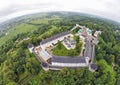 Aerial view on Savvino-Storozhevsky Monastery in Zvenigorod Royalty Free Stock Photo