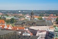 Aerial view of Saxon House of Estates - Higher Regional Court of Dresden - Dresden, Saxony, Germany