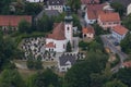Aerial view of Schwandorf Royalty Free Stock Photo