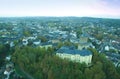 Aerial view on the Schwanenburg castle Royalty Free Stock Photo