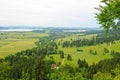 Aerial view of Schwangau municipal in Germany