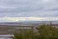 Aerial view, atlantic, clouds, oleron, atlantic ocean marsh, storm, duck, lighthouse Royalty Free Stock Photo