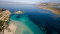 Aerial view of the sea, Sardinia, Italy Royalty Free Stock Photo