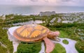 Aerial View Of Sea ??Turtle Aquarium In Phu Quoc Island, Vietnam. Royalty Free Stock Photo
