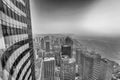 Aerial view of Seattle. City skyscrapers on a beautiful sunny day Royalty Free Stock Photo