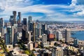 Aerial view of Seattle, USA Royalty Free Stock Photo