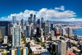 Aerial view of Seattle, USA Royalty Free Stock Photo