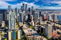 Aerial view of Seattle, USA Royalty Free Stock Photo