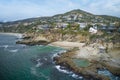 Aerial view of secret saltwater pools in Laguna Beach