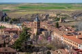 Aerial view of Segovia with San Andres Church - Segovia, Spain