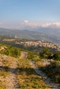 Aerial view of Senj town, touristic destination in Croatia Royalty Free Stock Photo