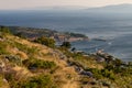 Aerial view of Senj town, touristic destination in Croatia Royalty Free Stock Photo