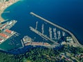 Aerial View of Sesimbra Town and Port