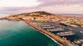 Aerial View Of Sete, France Royalty Free Stock Photo