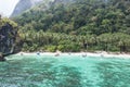 Aerial view of Seven Commandos Beach Royalty Free Stock Photo