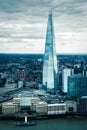 Aerial view of The Shard in London