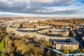 Aerial view of Sheffield Park Hill housing development Royalty Free Stock Photo