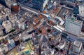 Aerial view of Shibuya, Tokyo, Japan Royalty Free Stock Photo