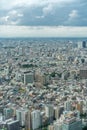 Aerial view of Shinjuku district from Tokyo Government Building