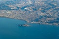 Aerial view of Kanagawa Prefecture, Japan