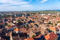 Aerial View Of Sibiu City In Romania Royalty Free Stock Photo