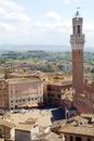 Aerial view of Siena, Tuscany, Italy