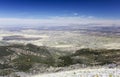 An Aerial View of Sierra Vista, Arizona, from Carr Peak Royalty Free Stock Photo