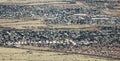 An Aerial View of the Sierra Vista, Arizona, Lenzner Avenue Area Royalty Free Stock Photo