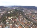 Aerial view of Sighisoara