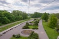 Aerial view of Silesia Park in Chorzow Royalty Free Stock Photo