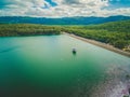 Aerial view of Silvan Reservoir lake - 2. Royalty Free Stock Photo