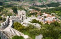 Aerial view of Sintra city, Portugal