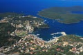 Aerial view on Sivota Greece Royalty Free Stock Photo