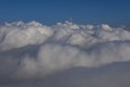 Aerial view sky and clouds Royalty Free Stock Photo