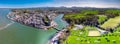 Skyline of Caernafon, Gwynedd in Wales - United Kingdom