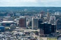 Aerial view of the skyline of Newark, New Jersey, USA Royalty Free Stock Photo