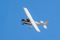 Aerial view of a small plane flying in Turkey Royalty Free Stock Photo