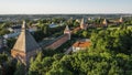 Aerial view of Smolensk fortress wall