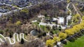 Aerial view of Smythe Park in Toronto Royalty Free Stock Photo