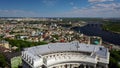 Aerial view of Sofia Square and Mykhailivska Square