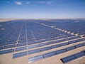 Aerial view of solar energy Royalty Free Stock Photo